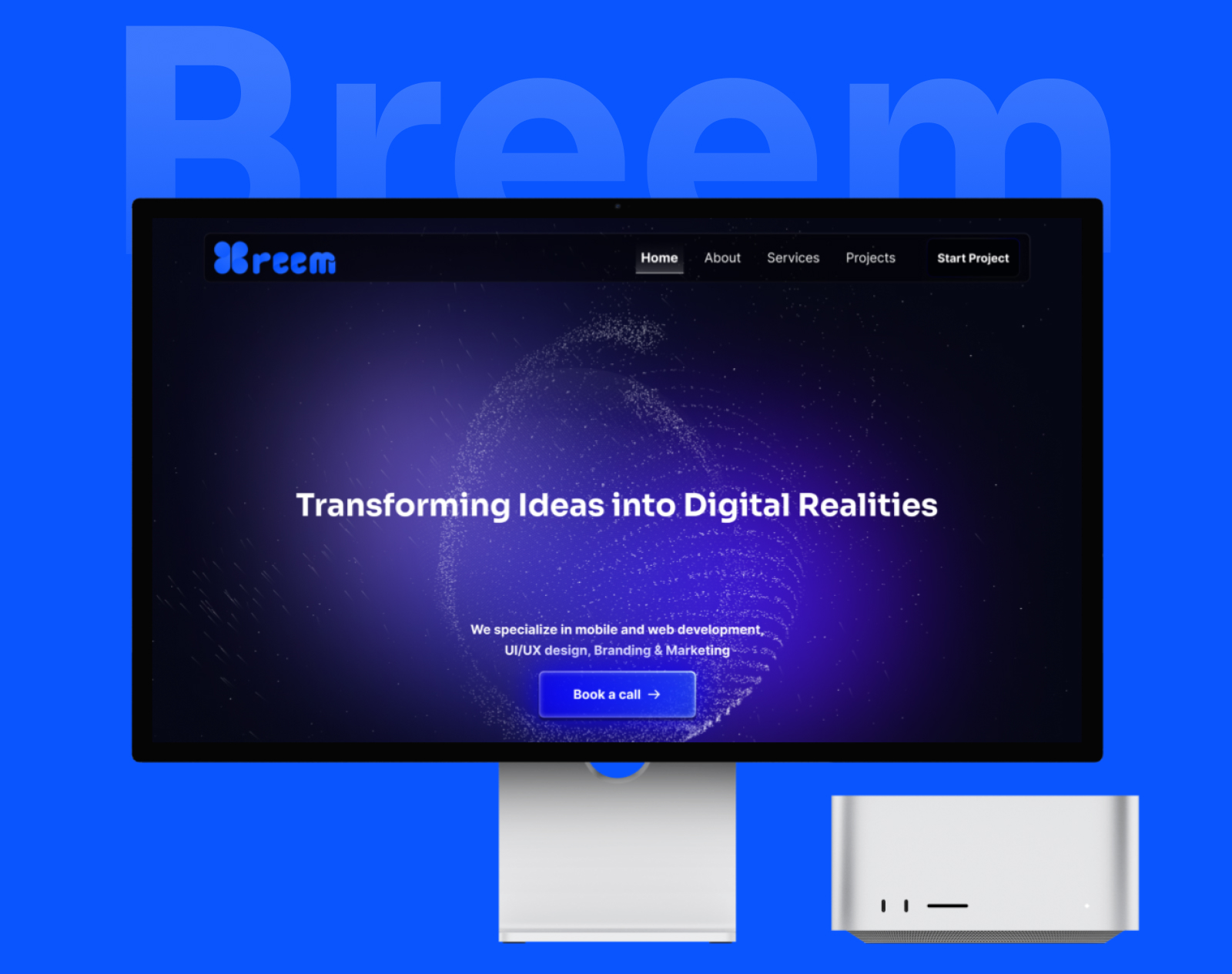 Breem Landing Page - Image 1