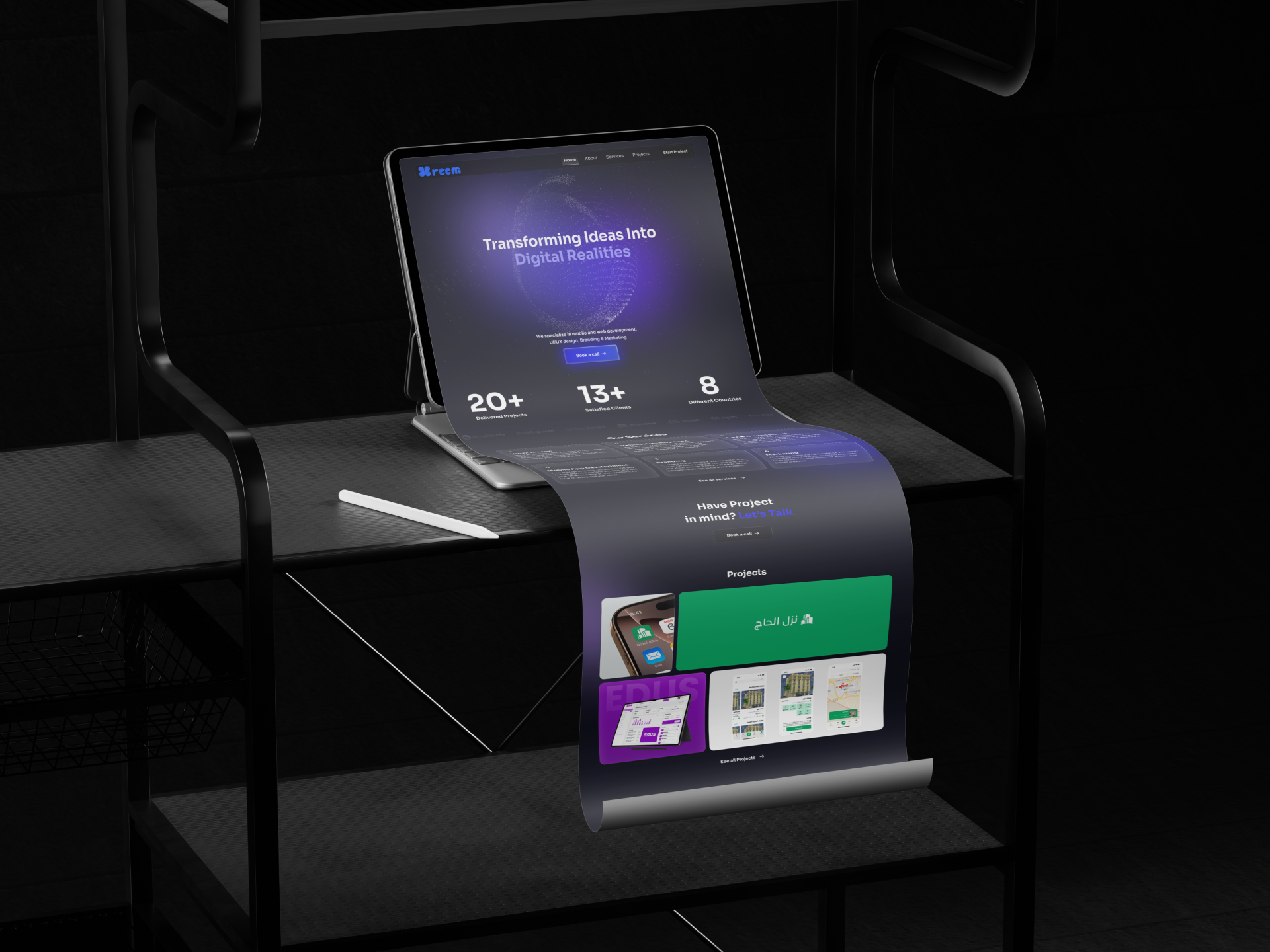 Breem Landing Page