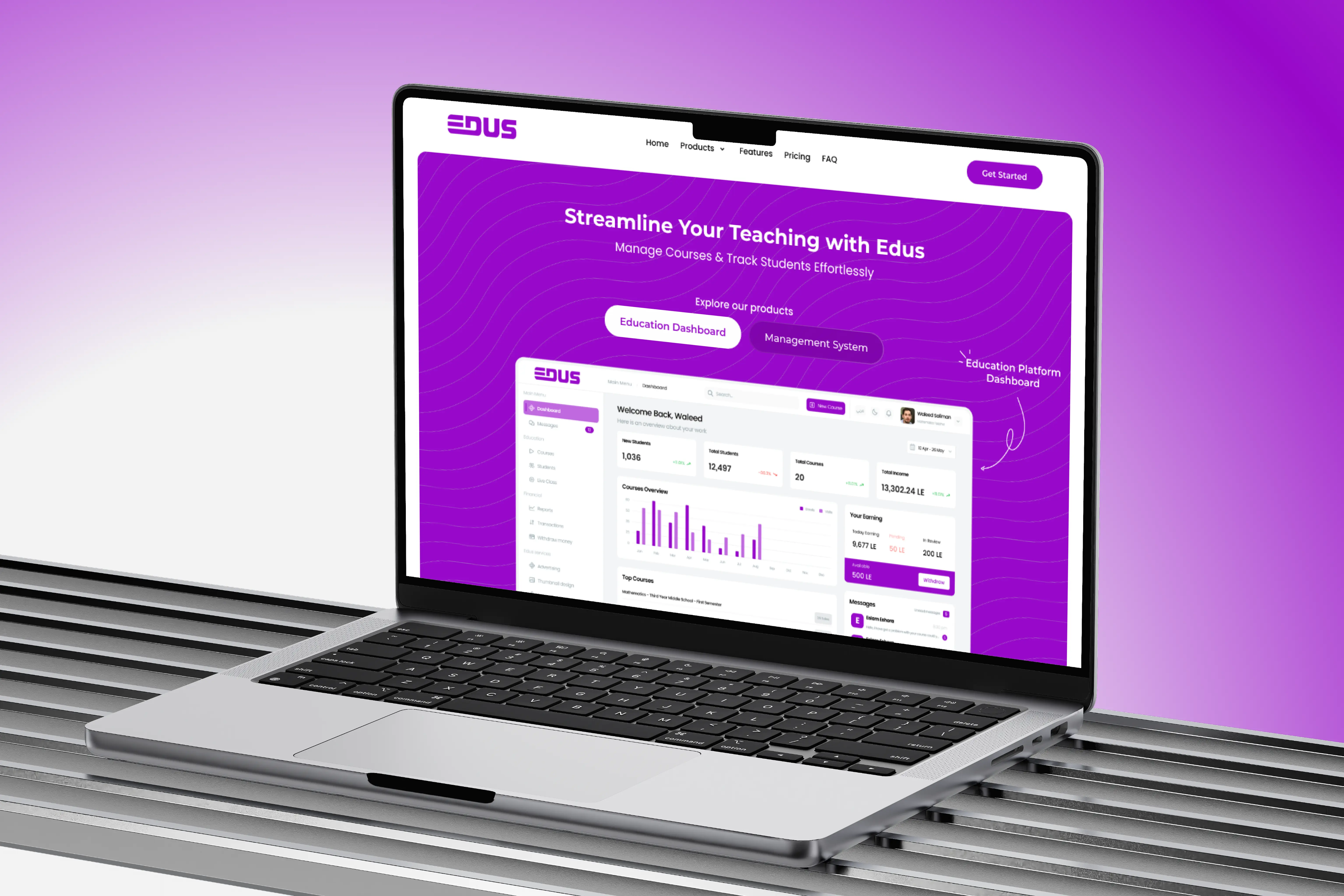 Edus - Saas Landing Page