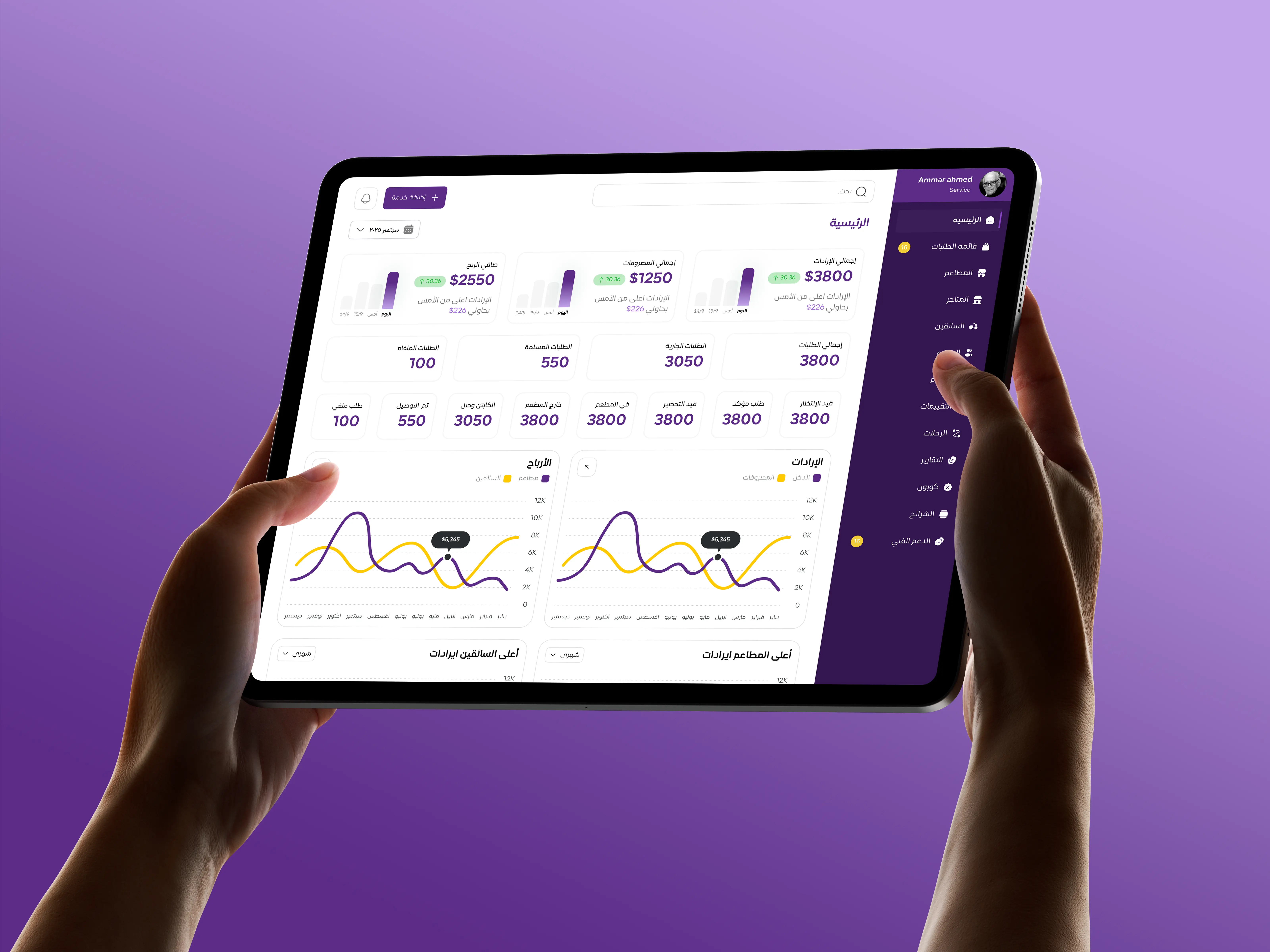 Qarib - Admin Dashboard